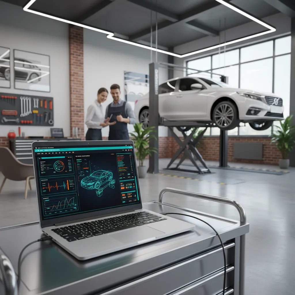 Echipa Opellink Team lucrând la un retrofit